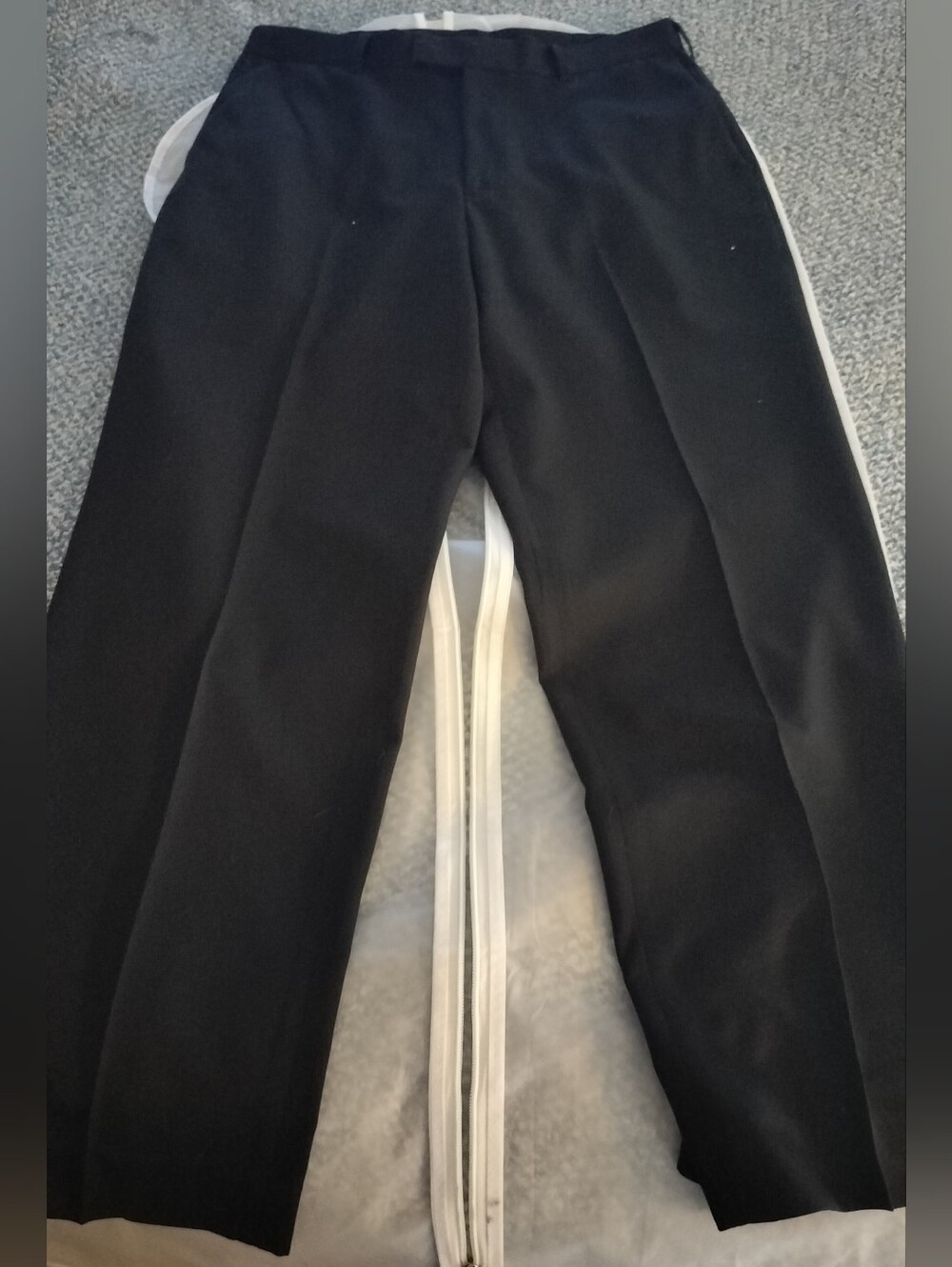 Perry Ellis Portfolio Men's Black Flat Front Dress Pants Slacks 34x32